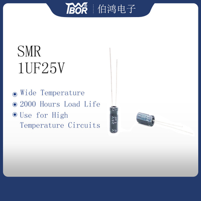 1UF25V 5X11MM Miniaturowe obwody wysokotemperaturowe kondensatora