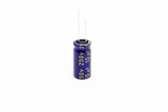 Niski aluminiowy kondensator elektrolityczny ESR 10uf250v 8x16mm
