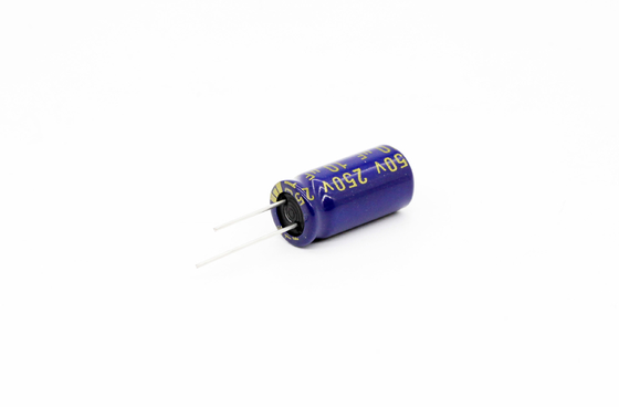 Niski aluminiowy kondensator elektrolityczny ESR 10uf250v 8x16mm