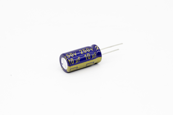 Niski aluminiowy kondensator elektrolityczny ESR 10uf250v 8x16mm