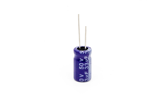 33uf50v 6.3x11 Miniaturowy kondensator Wysokoczęstotliwościowy kondensator aluminiowy o niskiej ESR