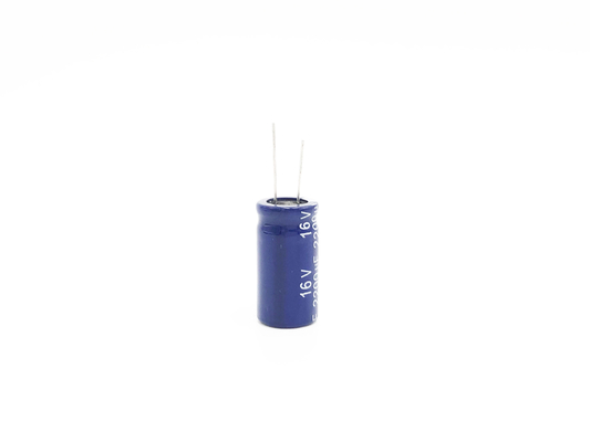 Wysokoczęstotliwościowy aluminiowy kondensator elektrolityczny o niskiej ESR 2200UF16V 13X25mm