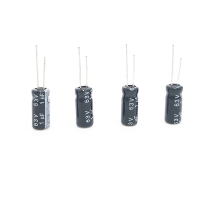 Kondensator miniaturowy o szerokim zakresie temperatur 1UF63V Kondensator ołowiowy promieniowy