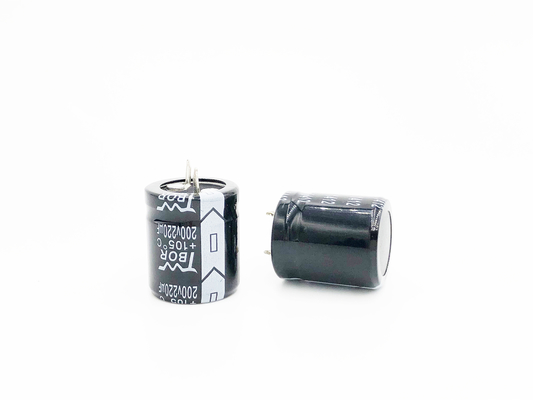 Kondensator zatrzaskowy 22X25MM 220UF200V Aluminiowy kondensator elektrolityczny
