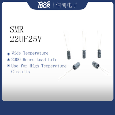 22UF 25V Miniaturowe aluminiowe kondensatory elektrolityczne 5X11mm RoHS