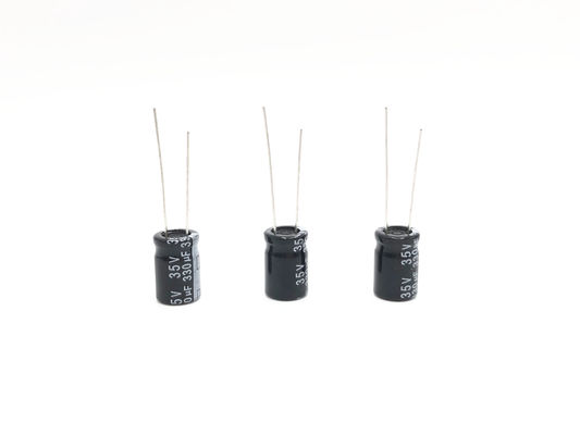 Miniaturowy kondensator TW BOR 330UF35V 10X15mm Radialne kondensatory elektrolityczne