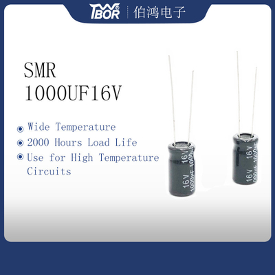 Obwody wysokotemperaturowe Miniaturowy kondensator 1000UF16V 10X16mm