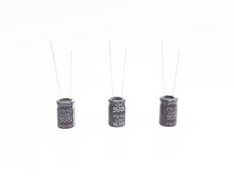 ISO9001 10X13MM Aluminiowy kondensator elektrolityczny CFL 10UF 250V
