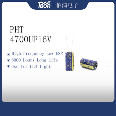 4700UF 16V promieniowe kondensatory elektrolityczne