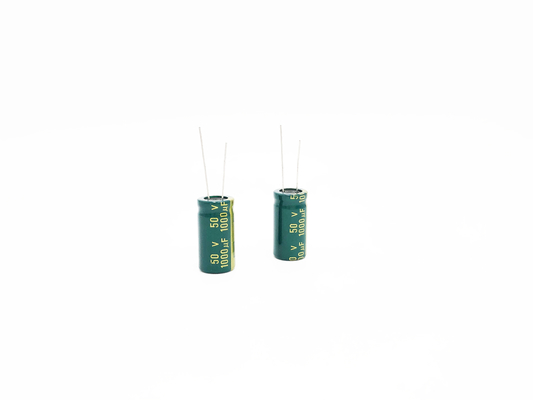 Wysokonapięciowy aluminiowy kondensator elektrolityczny 1000UF 50V RoHS LED Light