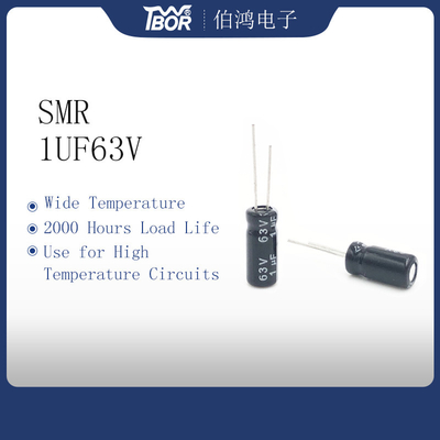 5x11mm 1UF 63V Radialne kondensatory elektrolityczne Obwody wysokotemperaturowe