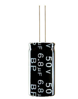 BP 6.8uF50V Wzmacniacz audio Kondensator 25X25MM Kondensatory elektrolityczne z ołowiem promieniowym