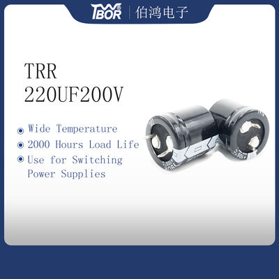 NISKI ESR 220UF200V Kondensator przełączający 22X25mm