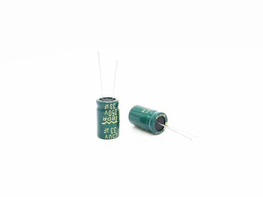 13x20mm promieniowy aluminiowy kondensator elektrolityczny 33UF250V