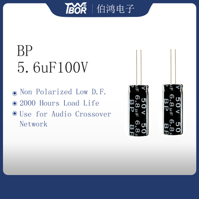 10x16mm 5.6uF100V Wzmacniacz audio Kondensator Niespolaryzowany Niski D.F.